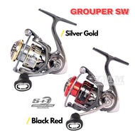 Maguro GROUPER SW Reel | 500 | 800 | Saltwater | Power Handle | Duralumin | Ultralight Spinning Reel