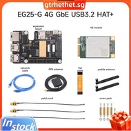 For  5 PCle to MiniPCle GbE USB3.2 HAT+ Gigabit Ethernet with EG25-G 4G Module Supports MiniPCIe Int