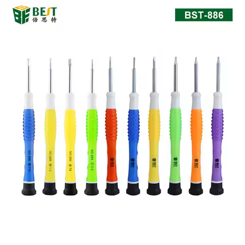 1Piece Screwdriver P2 P5 0.8 1.2 Pentalobe 1.5 2.0 Phillips 2.0 Flatted T4 T5 T6 T8 T10 for Macbook 