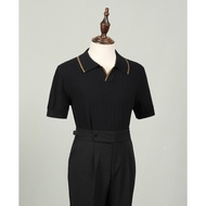 Men's Knitted Polo Shirt Polo Shirt Polo T Shirt Men