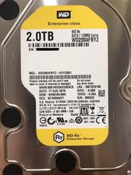 普羅米修斯★WD WD2004FBYZ 企業級Re 2TB 3.5吋SATA硬碟