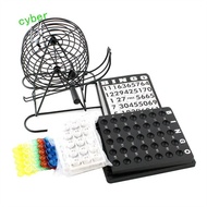 CYBERLINX Bingo Machine, with 75 Ball 18 Card Bingo Game Cage, Bingo Supplies Set 150 Token Markers 