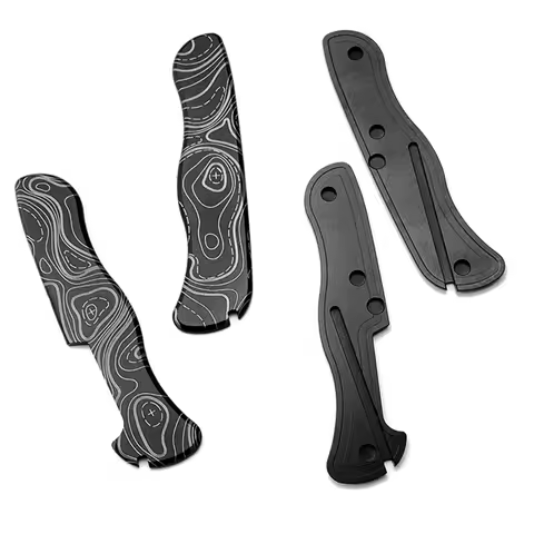 Contour Plane Pattern CNC Titanium Material Knife Grip Handle Scales For 111MM Victorinox Swiss Army