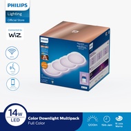 Lampu Philips Multipack Smart Wifi LED Downlight RGB Color 14W