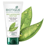 BIOTIQUE ADVANCED AYURVEDA BIO MORNING NECTOR VISIBLY FLAWLESS FACE WASH 150 ML