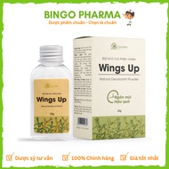 Bột khử mùi Wings Up khử mùi hôi chân hôi nách giày giảm tiết mồ hôi khô thoáng an toàn cho da 25g
