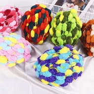 Big Ball Yarn diy Hand-woven sofa, car seat cushion, floor mat, chunky pom-pom ball, pearl yarn ball