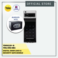 Yale YDR4110 Fingerprint Digital Door Lock + Free Safe