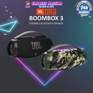 JBL Boombox 3 - Portable Bluetooth Speaker, Powerful Sound and Monstrous bass, IPX7 Waterproof, 24 Hours of Playtime, powerbank, JBL PartyBoost for Speaker Pairing