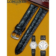 Suitable for Langqin Magnificent Leather Strap Belt Watch Strap Men Women L4 Law Yajialan Leather St