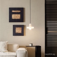 Boundary Wabi-Sabi Style Living Room Decorative Painting High-End Light Luxury Entrance Hanging Pain