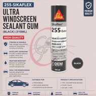 SIKAFLEX ULTRA 255 Windscreen Sealant Gum Black 310ML | Car Windshield Glass Sealant Gam Cermin