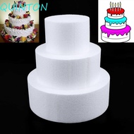 QUINTON Cake Dummy Modelling DIY 4/6/8 Inch Round Decor Flower Mould Styrofoam