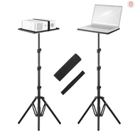 Universal Laptop Projector Tripod Stand &amp; Holder Aluminum Alloy Computer Projector Floor Stand 41-135cm/ 16-53in Ajudtable Height for Stage Studio Out   【Geme7.10】