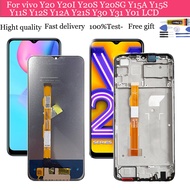 Original For Vivo LCD Y20 Y20S Y20i Y12S Y20S Y20SG Y15A Y15S Y11S Y12A Y21 Y30 Y31 Y01 LCD Display Screen assembly replacement