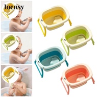 [Ioensy] Foldable Baby Bath Tub Thermometer 64x45x33cm with No Slip Feet Baby Bathtub