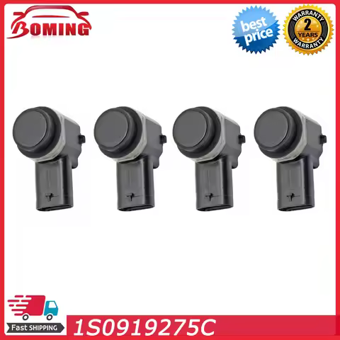 4Pcs PDC Parking Sensor Bumper Reversing Radar 1S0919275C For Audi A4 A5 A6 A7 A8 Q3 Q5 Volkswagen P