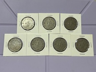 （十角形伍圓76年七枚）香港硬幣英女王伊利沙伯1976年伍元Government of Hong Kong Queen Elizabeth ll 1976 $5