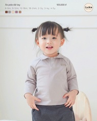 [Có sẵn] [Chính hãng] COOKIE - Áo polo dài tay cho bé từ 6m đến 5Y