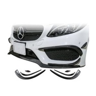 W205 C200 C250 C300 AMG Front Carnards Gloss Black M669