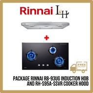 [BUNDLE] Rinnai RB-93UG Induction Hob and RH-S95A-SSVR Cooker Hood