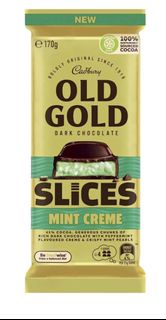 澳洲 🇦🇺 Cadbury Old Gold Mint Crème Slices 吉百利 薄荷朱古力 mint chocolate 薄荷味