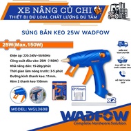 WADFIW WGL3608 25W glue gun, 11mm glue stick, 15–20g/min