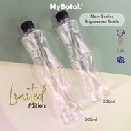 [mybotol] NEW BOTOL PLASTIK KOSONG SUGARCANE SHAPE| BOTOL TEBU | 350ML 500ML