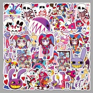 54pcs Magic Number Circus Graffiti Stickers Water Cup Stickers Luggage Stickers Stationery Box Stick