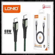 LDNIO LC102 USB-C TO USB-C 68W FAST CHARGING CABLE 2 METER