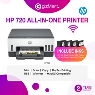 HP Smart Tank 720/750 Print, Scan, Copy, ADF All In One Wireless Printer