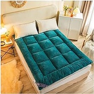 Memory Foam Mattress Foldable Mattress, Solid Color Thicken Tatami-mat, Magic Velvet Fabric, Keep Warm, Soft, Breathable, Lint-Free, For Home, Dormitory, Easy To Store, Not Easy To Shift (Color : C,