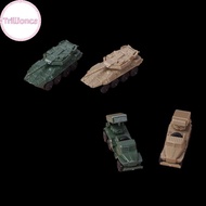 Trillionca 4pcs/set 1/144 Soviet BM21 Hail Rocket Launcher Italy Centaur B1 Tank 4D Steel Ball  Mode