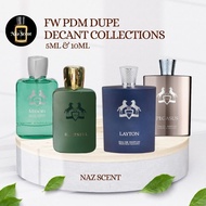 Fragrance World PDM Dupe Decant Collections ( Layton / Pegasus / Hartnell / Midori)