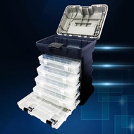 Four-Layer Lure Fishing Box Tool Storage Box Fishing Box Fishing Gear Box Lure Fishing Box Portable 