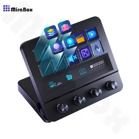 Mirabox N4 Stream Deck 10 LCD Keys Button Live Console Mini Keypad Streamdeck Deck Dock Macropad Str