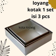 Non-stick square pan 18, 18, 14 cm