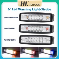 HL DXZ New Car LED Light Bar 6'' 6 inch 48W Work Light Help Flash 16SMD Strobe OffRoad Lamp motorcyc