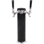 Beer Tower Cooler Insulator, Kegerator Tower Insulator for 3” Diameter Double Tap Draft Beer Tower, 