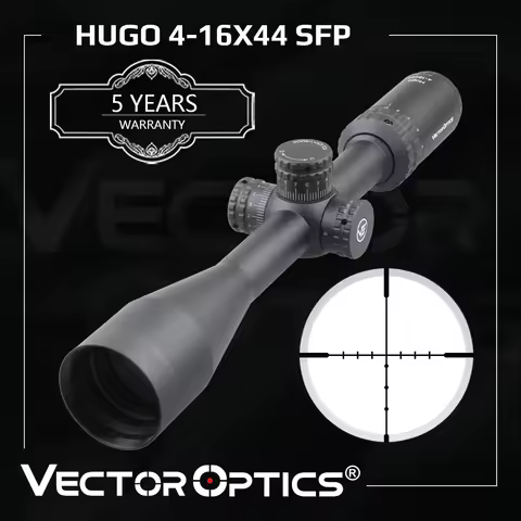 Vector Optics HUGO 4-16X44 SFP Hunting Riflescope Fully-multi coat with VOW-10BDC fast-focus eyepiec