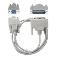25pin male to 9pin female serial cable