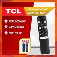 TCL TV Remote RC802V FMR1 Basic Tcl Smart Tv 65P8S 49S6800Fs 49S6510Fs Alat Kawalan Jauh