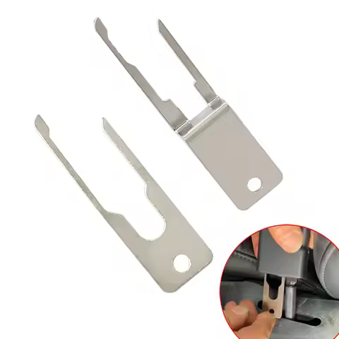 Car Seat Belt Key Adjuster Removal Tool for Tesla Model 3 Model Y Seat Belt Buckle Repair Metal