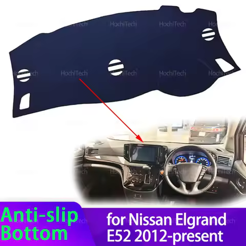 Dashboard Cover Dash Board Mat Carpet Pad for Nissan Elgrand E52 2012-present Shade Cape Blanket Car