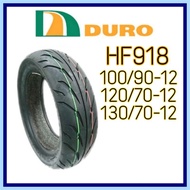 DURO TUBELESS TYRE HF918 -12~100/90-12, 120/70-12, 130/70-12