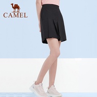 Camel sports women's pleated skirt tennis leisure sports skirt breathable light shorts