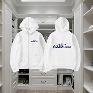 Airbus A320 Hoodie Long Sleeve Airbus A320 Plane Airplane Jet Airport Airbusfan A320fan Airbuslove A