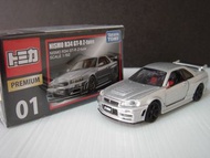 日版 Tomy Tomica Premium 01 Nismo GT-R R34 Z-Tune