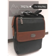 Kickers Genuine Leather & Canvas-Fix Sling Bag-79276S