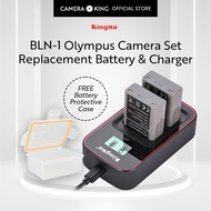 [KingMa] BLN-1 / BLN1 Set / Charger for Olympus Cameras using BLN-1, BCN-1 Camera Batteries